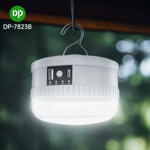 چراغ شارژی آویز دی پی مدل DP-7823B توان 80 وات