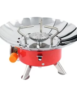 اجاق گاز سفری با محافظ باد پرده تاشو